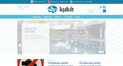Desktop Screenshot of city.iqaluit.nu.ca